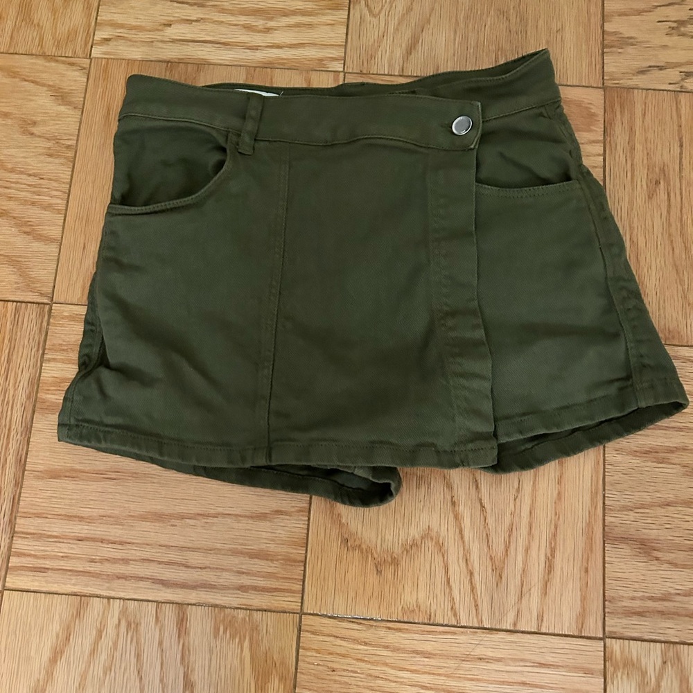 Zara Olive Green Skort